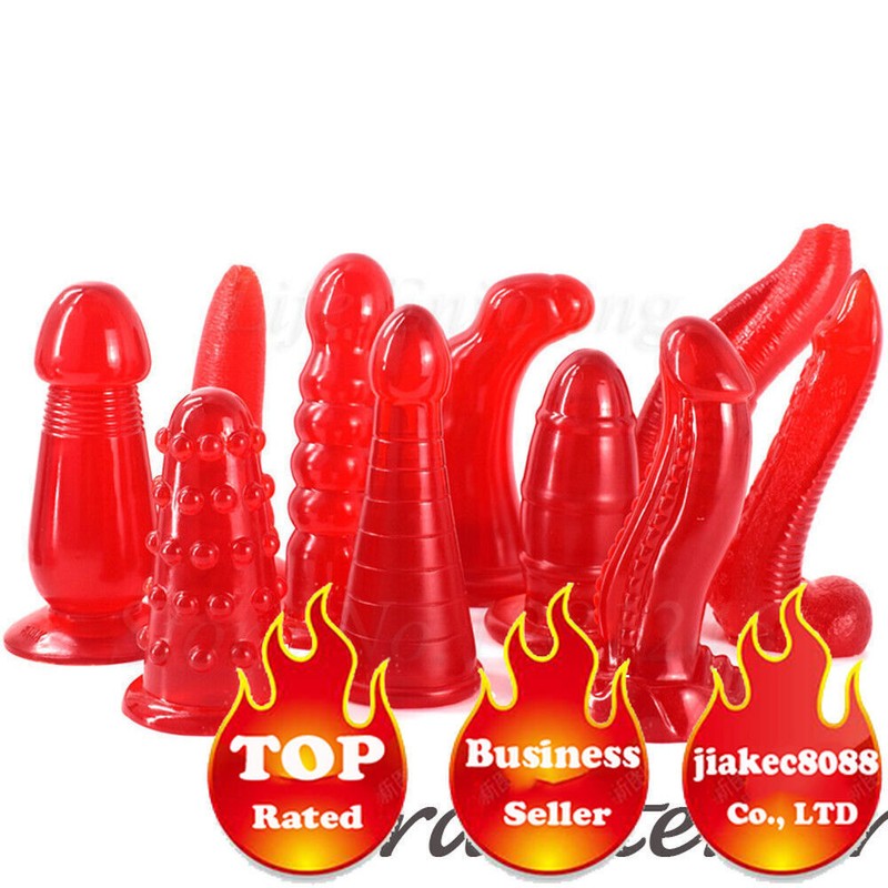 Super Large Long Dildo Sucker Fake Penis Vagina Stimulate Transparent Sex Toys
