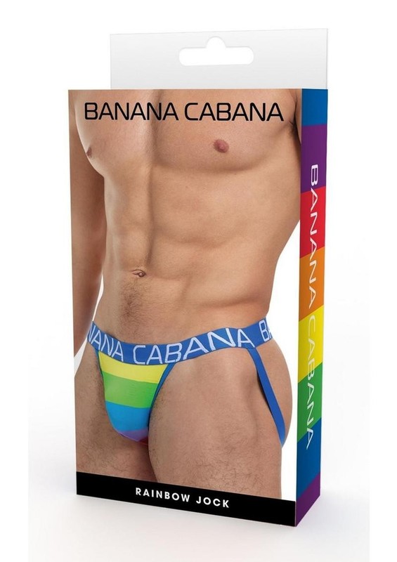 Banana Cabana Jock – L/XL – Rainbow