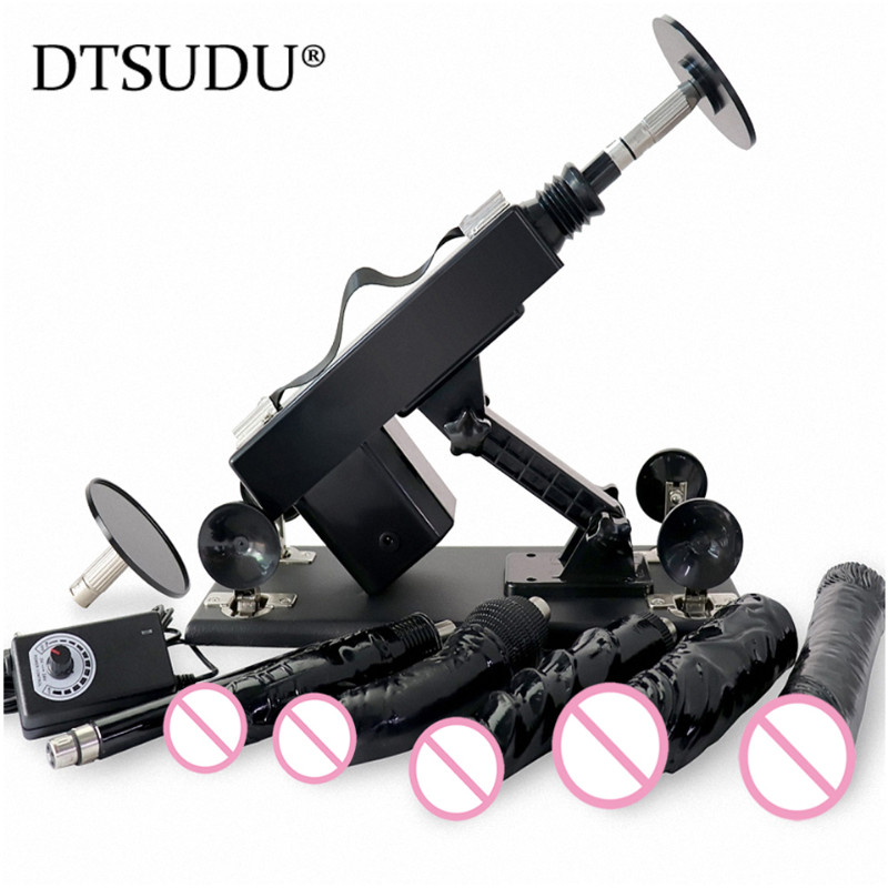 Automatic A2 Sex Machine Female With Suction Cup 3XLR Interface Sex Machine Gun