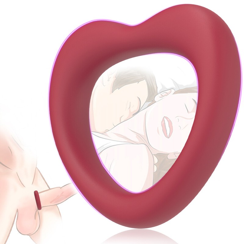 Silicone Penis Ring Sex Toy for Men Ultra Soft Stretchy Cock Ring Penis Enlarger