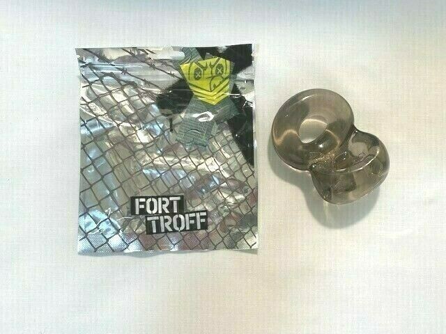 FORT TROFF Raw Double Dawg Penis Cock Ring – Smoke (31-0002-11-DD)