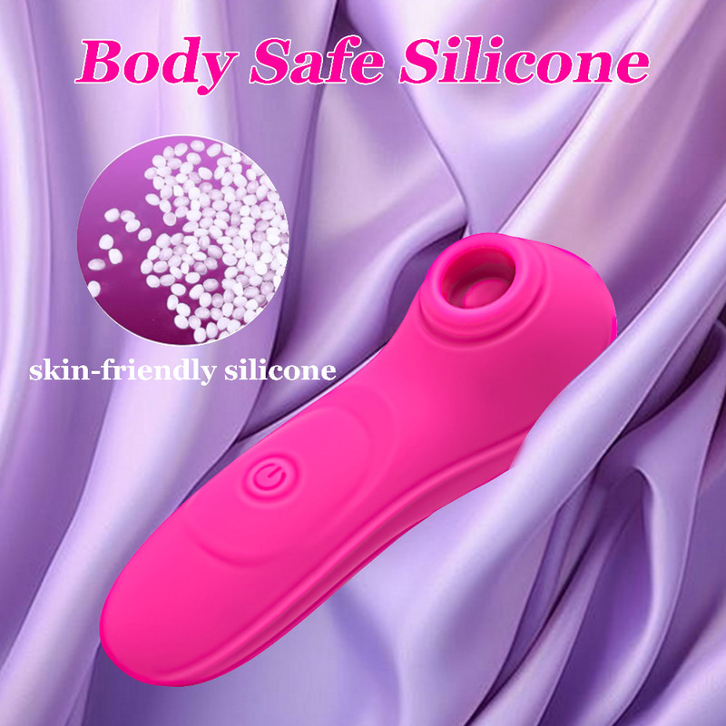 Silicone Sucking Vibrator Clit Women G-spot Massager Stimulate Dildo Sex Toys