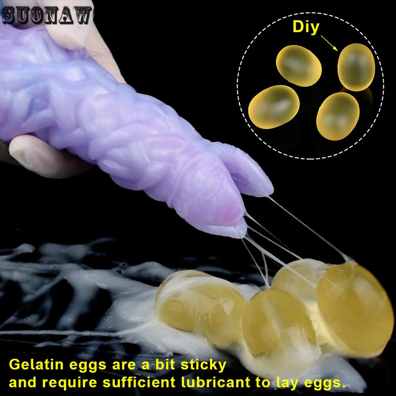 Silicone Penumatic Ovipositor Anal Sex Toy Lay Eggs Dildos Butt Plug Masturbator gallery