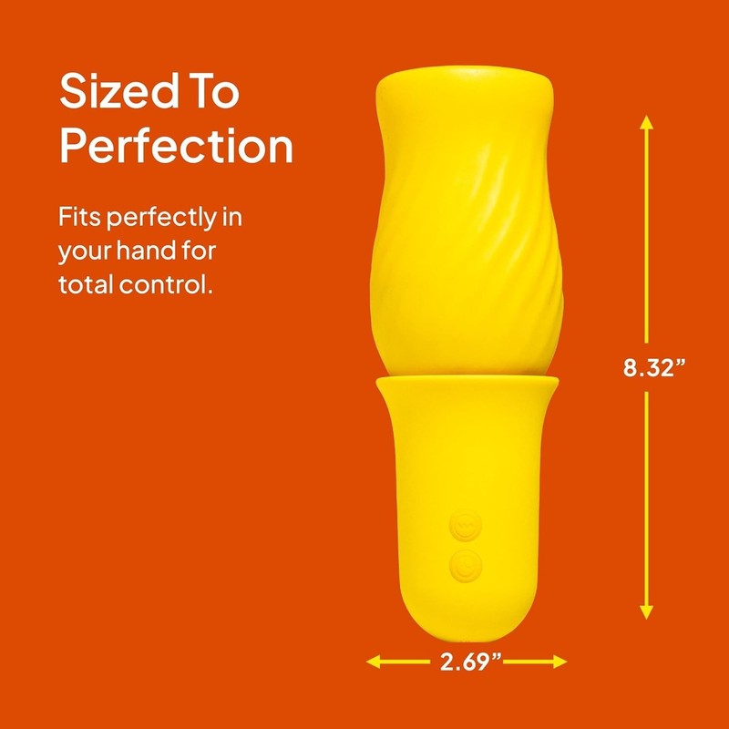 Hello Spin Stroker Waterproof Male Masturbation Toy with Beaded Textured Head gallery
