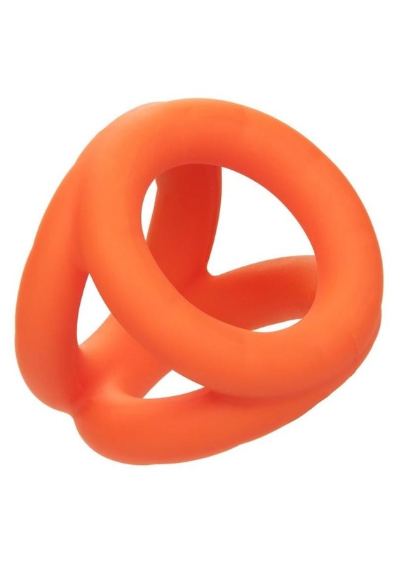 Alpha Liquid Silicone Tri-Ring - Orange gallery