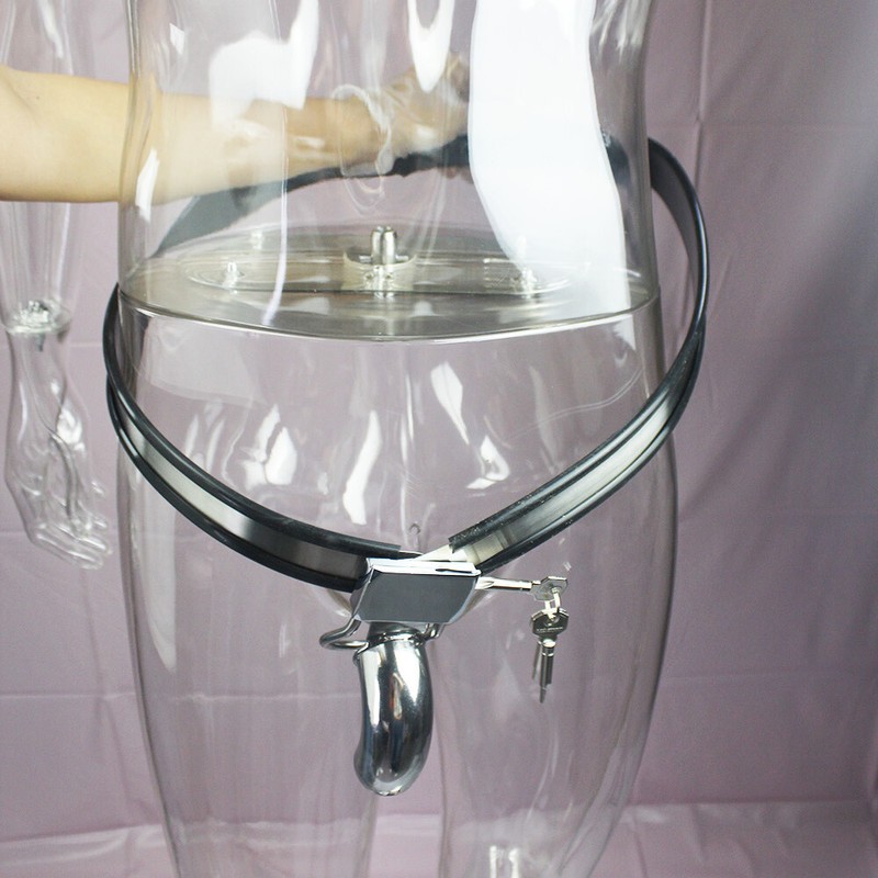 Underwear Chastity Belt Male Stainless Steel Device Bondage Locking Sex Toy BDSM gallery
