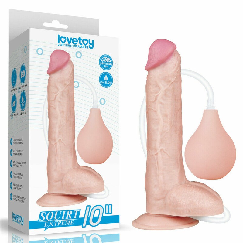 9"-11" Realistic Dildos Extreme Squirting Cum Ejaculating Flesh Suction Cup gallery