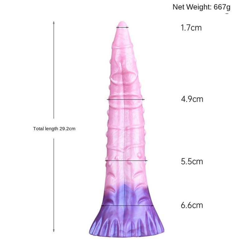 11 In Super Long Anal Butt Plug Soft Vaginal Alien Dilation Prostate Massage