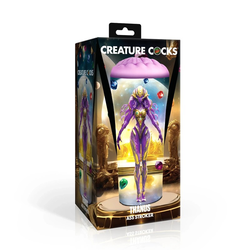 Creature Cocks Thanus Ass Stroker – Fantasy Textured Sleeve & Suction Plug gallery
