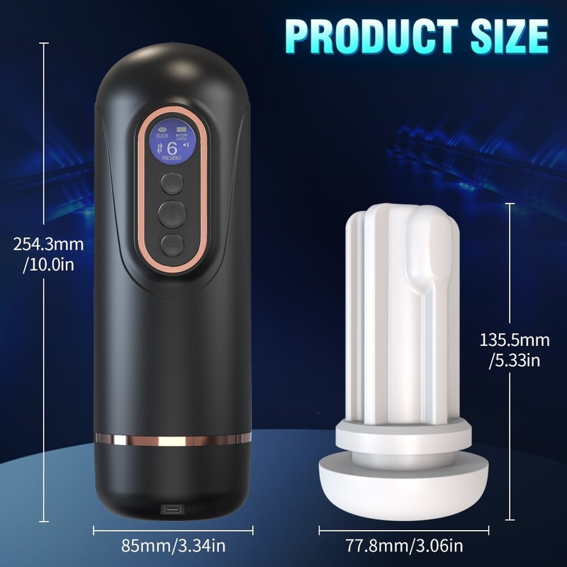 4in1 Male Masturbater Thrusting Massager Pocket Pussy Stroker Sex Toy for Men gallery