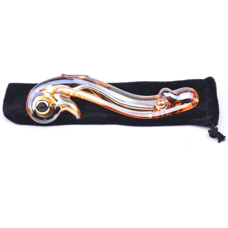 Glass Designer Dildo G-Spot Waterproof Single Speed Vibrator Sex Toy for Women gallery