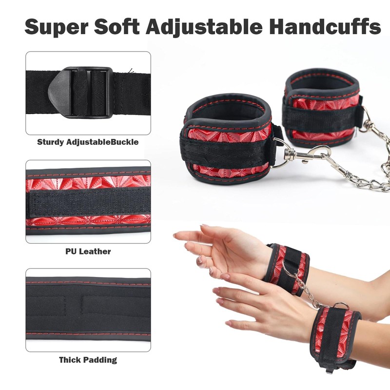 BDSM Sex Toys Set – 24" Sex Pillow with Adjustable Straps, Bondage Position C... gallery