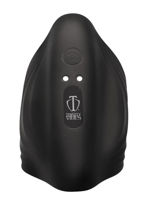 Trinity Vibes 10X Pleasure Stroke Vibrating Silicone Penis Sleeve gallery