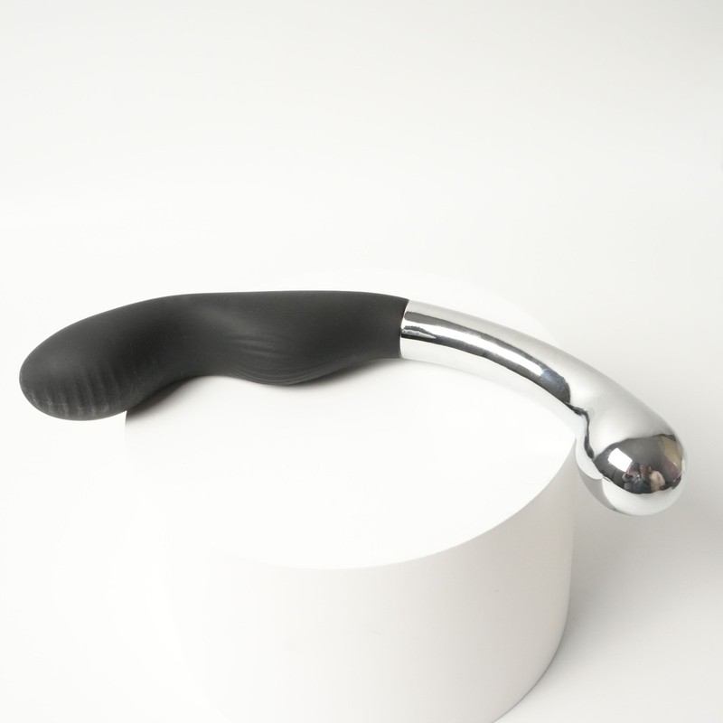 Metal Anal Hook Plug Silicone Handle G-Spot Massage Butt Trainer Dilator gallery