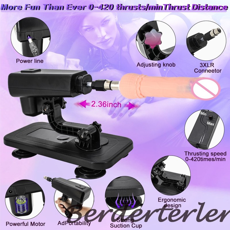 2025 50W Wireless Sex Machine for Woman Adjustable Masturbating Pumping SexToys gallery