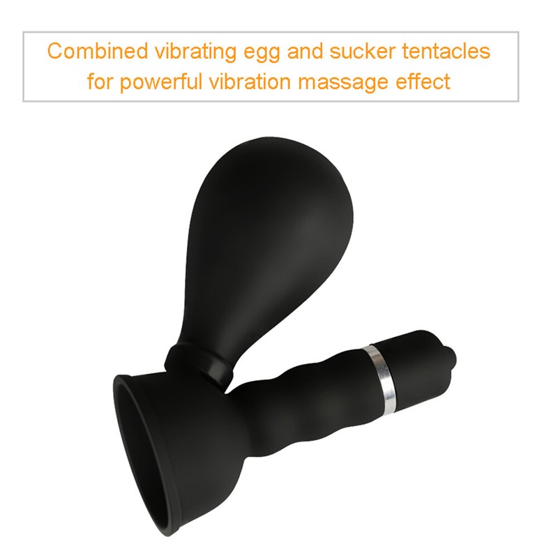 Pair Women Vibrating Nipple Sucker Suction Cup Breast Stimulator Vibrator Pump gallery