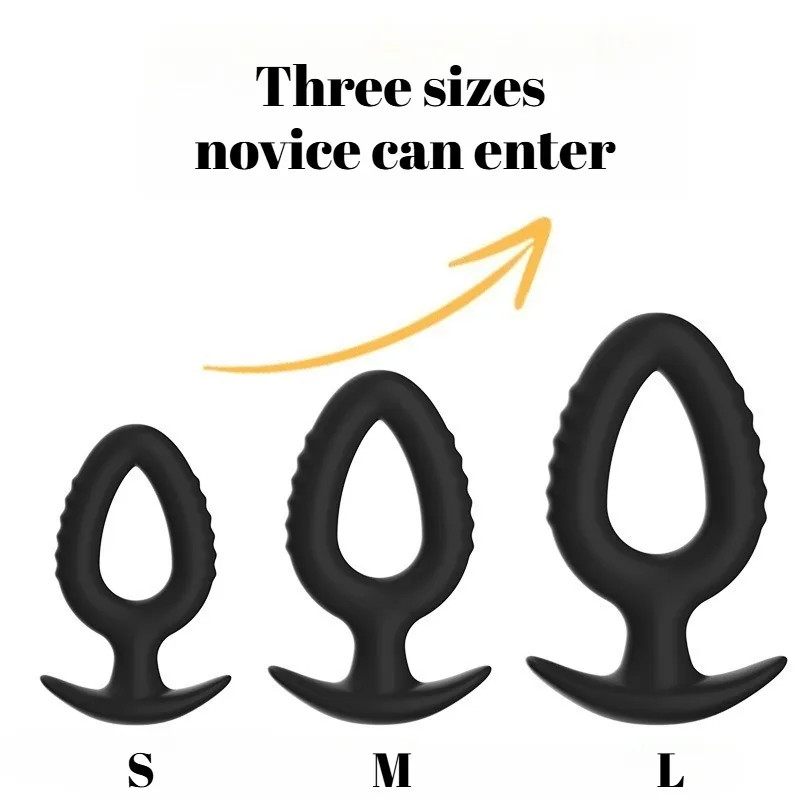 3 Sizes Silicone Butt Plugs Male Prostate Massager Anal Dilator Female Sex Toys