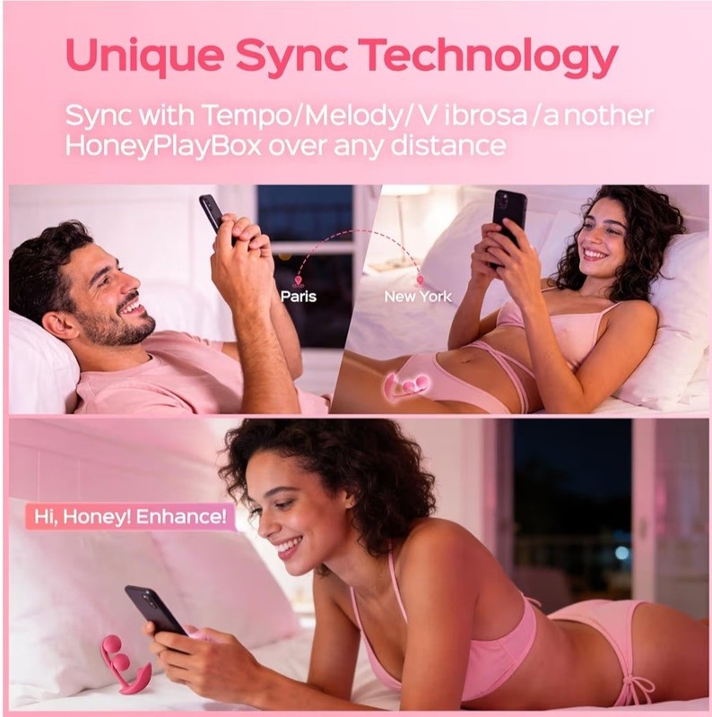 HoneyPlayBox Melody G spot Vibrator Couples Sex Toys, 3 in gallery