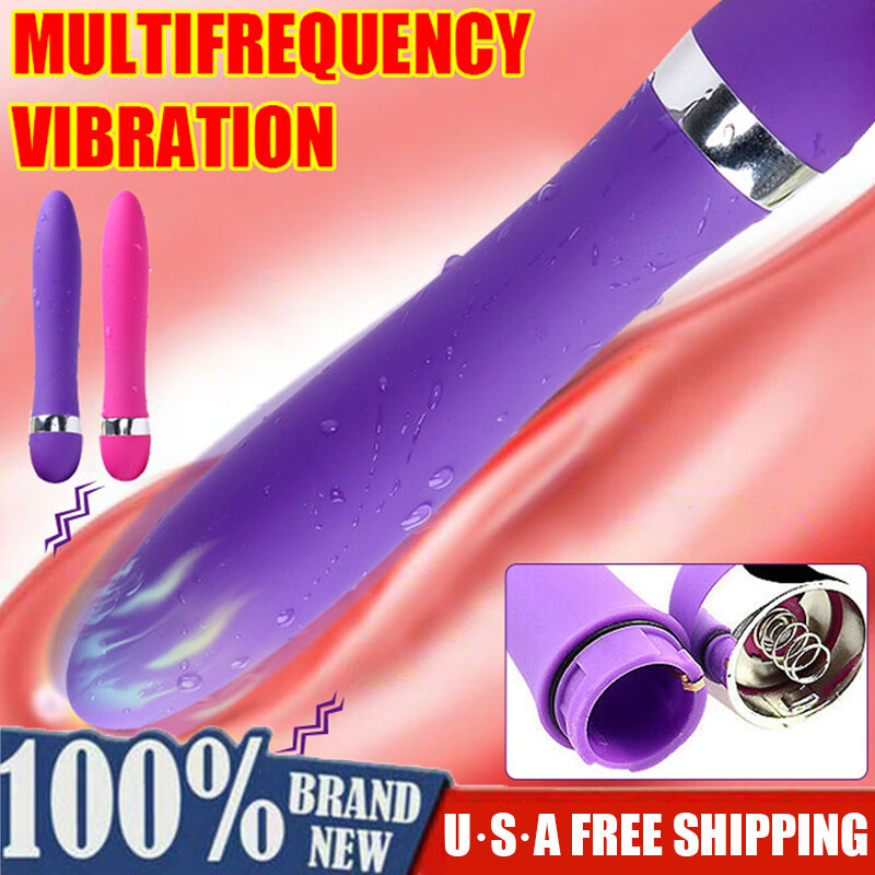 Multi Speed Vibrator Bullet Dildo Anal G-Spot Massager Stick Sex Toys for Women