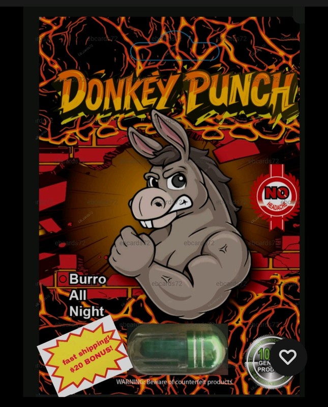 (10) Pills Male Donkey Punch Enhancement Stamina