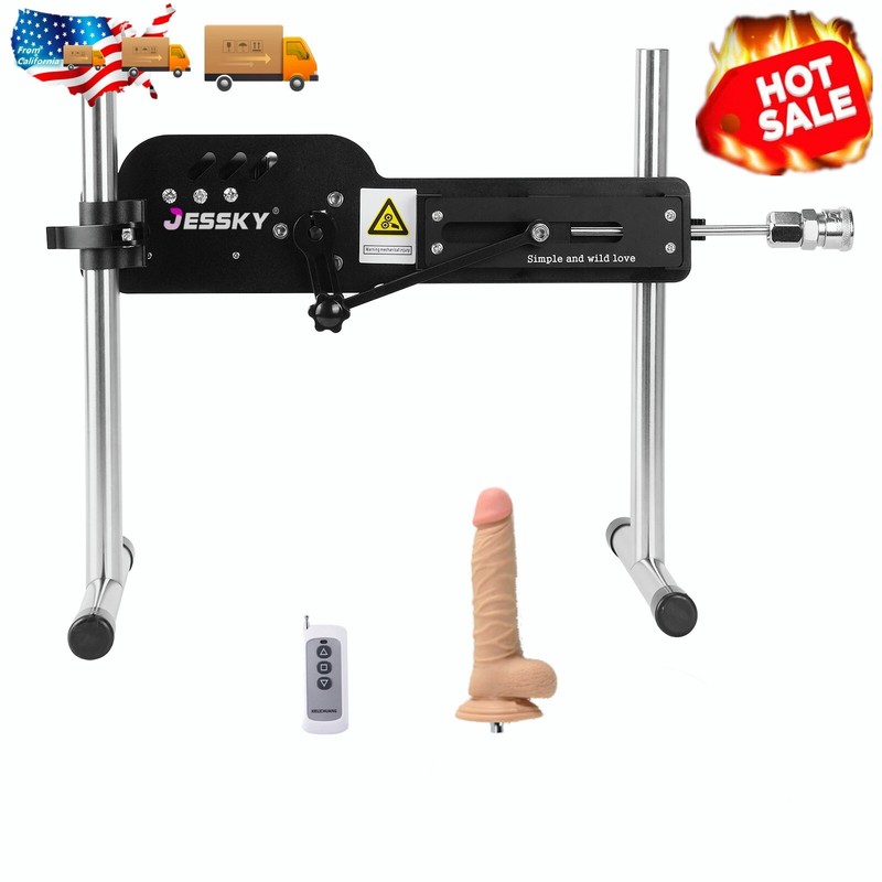 New Premium Sex Machine Wireless Remote Control Love machine w Big dildo
