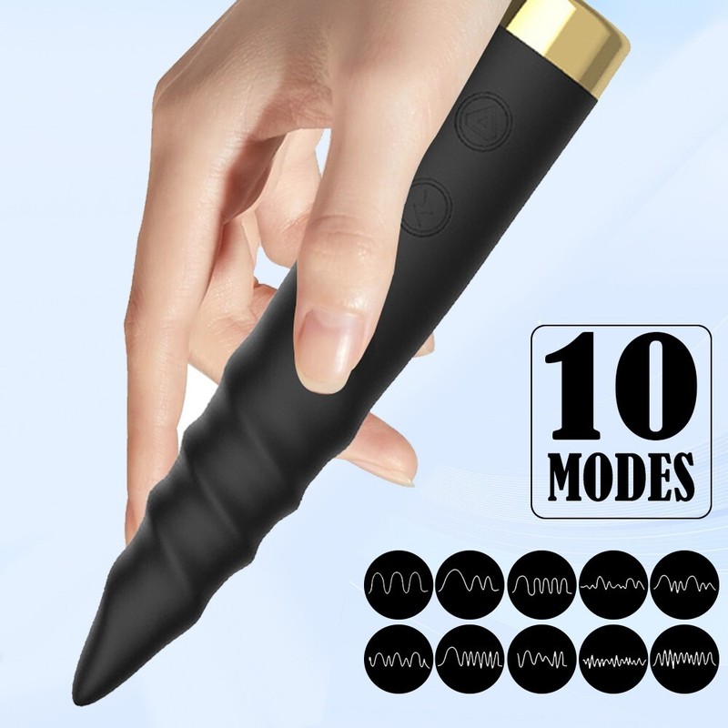Rechargeable Extra Long Slim Slender Vibrating Bullet Vibrator Sex-toy for Women