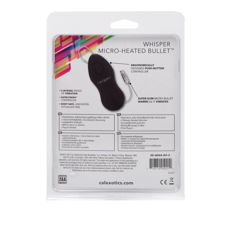 Whisper Micro Heated Mini Bullet Egg Clit Vibrator Beginner Sex Toy gallery