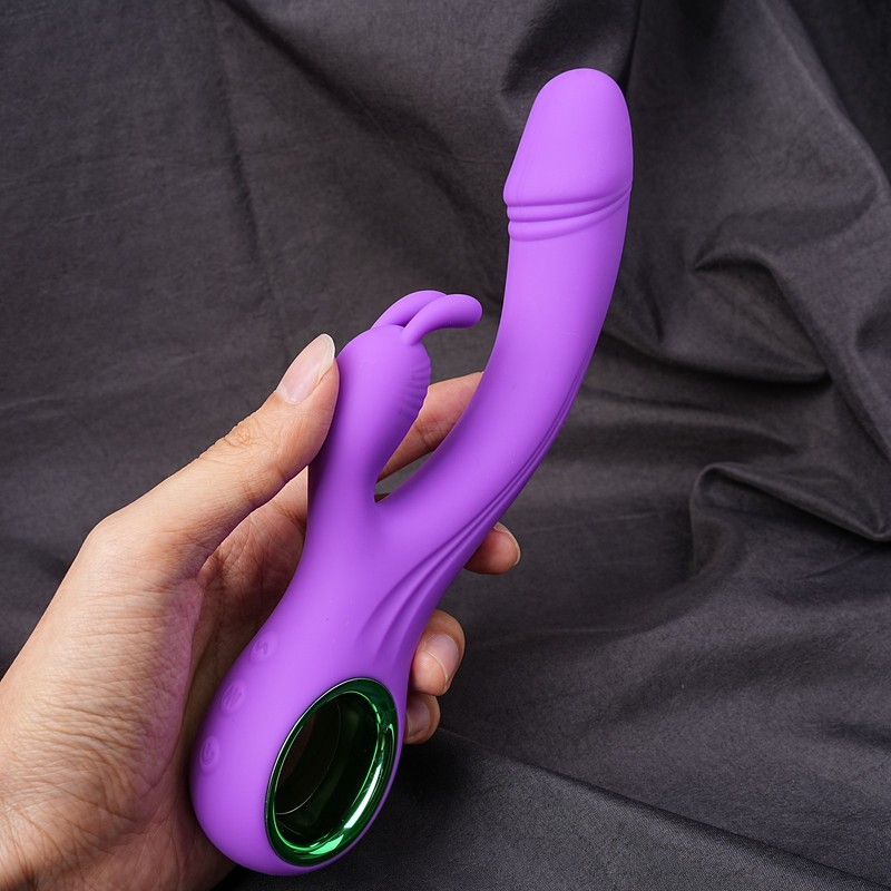 Rabbit Vibrator Sex Toys for Women Dildo G-spot Clit Dual Stimulus Massager NEW