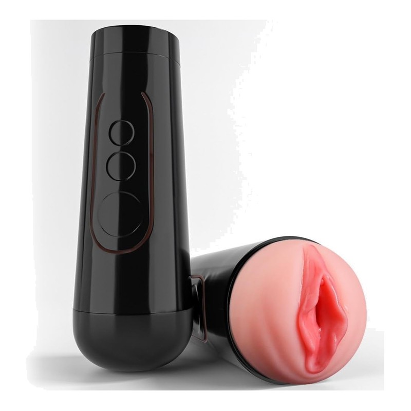 Squeezable Male Masturbator with Textured Canal – Ultimate Pleasure 7.5in