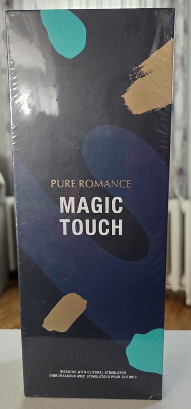 Pure Romance Magic Touch Vibrator with Clitoral Stimulator New & Sealed
