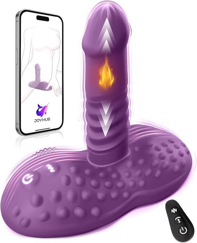 BEISAR Thrusting Dildo Prostate Massager Sex Toys Vibrator, Riding Grinding Vibr