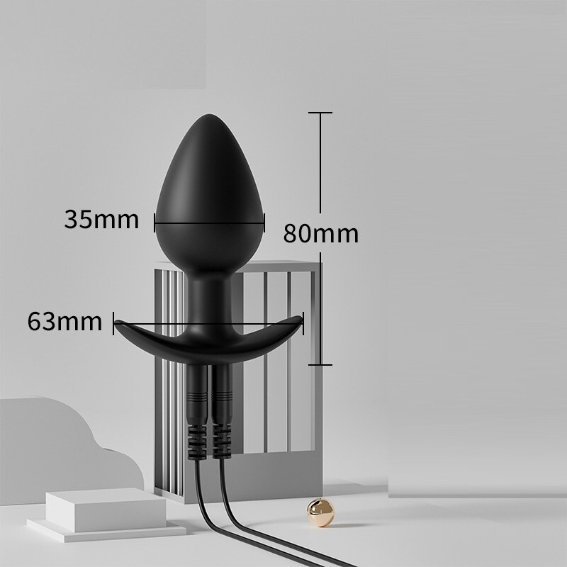 Electro-Play-Electric-Anal-Dildo-Butt-Plug-Prostate-Massager-Estim-Adult-Sex-Toy gallery