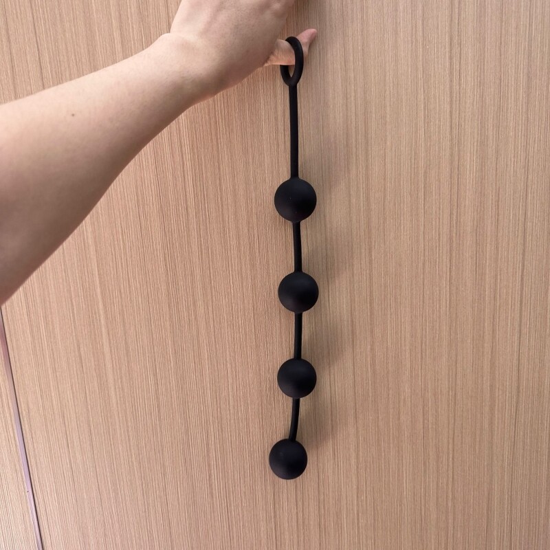 S/M/L Size Silicone Ball Anal Plug Beads Butt Plug with Pull Ring for Women Men gallery
