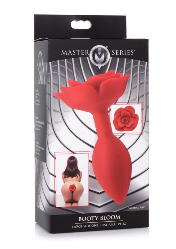 Master Series Booty Bloom Silicone Rose Anal Plug gallery