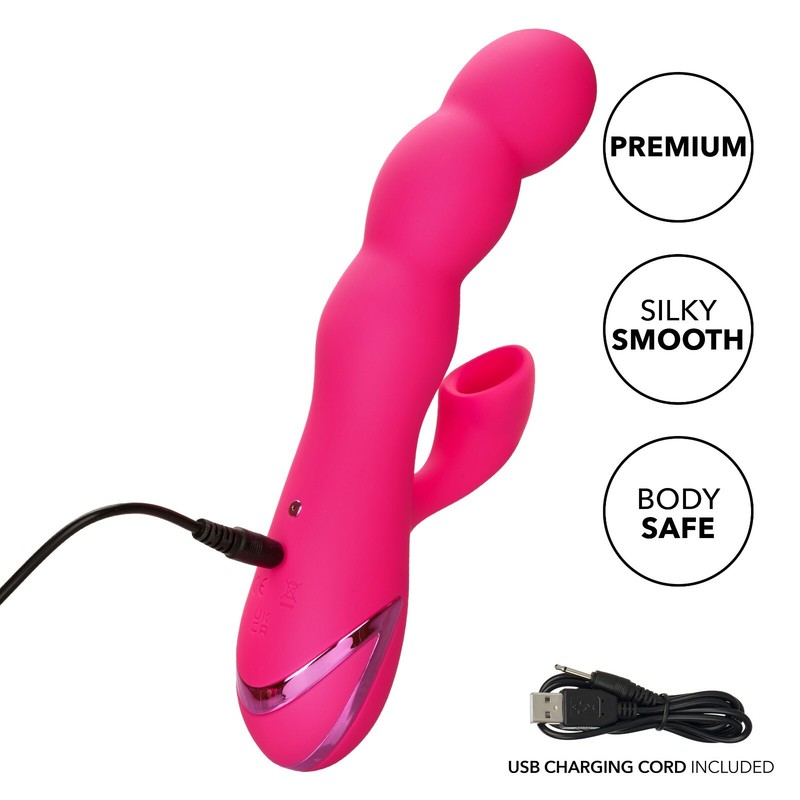 California Dreaming Oceanside Orgasm Vibe Pink - G-Spot Clitoral Vibrator gallery