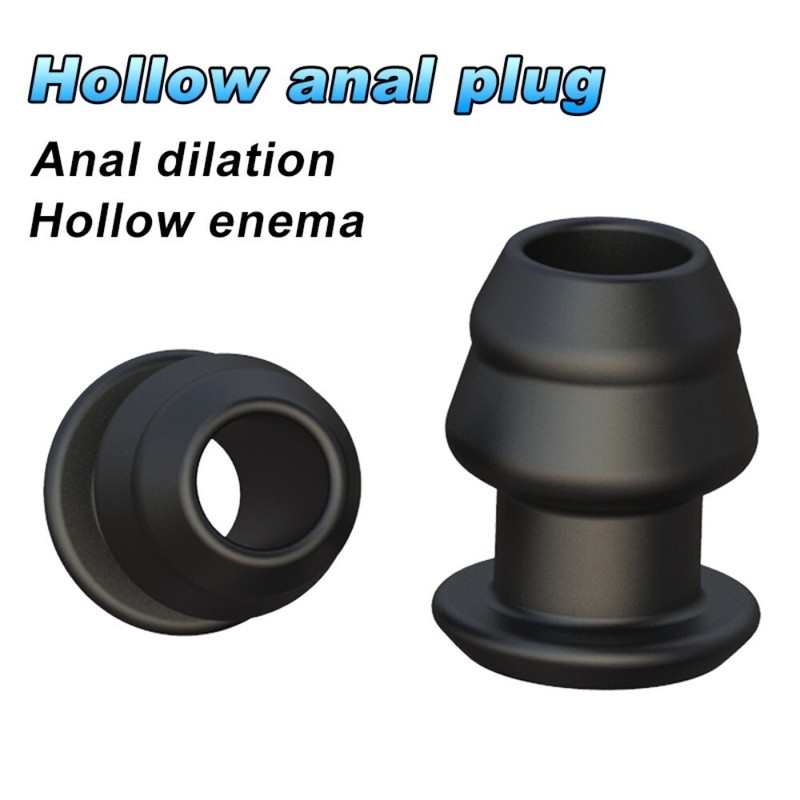 New Hollow Anal Dilator Expander Vagina Speculum Butt Plug Tunnel Plug Women Men gallery