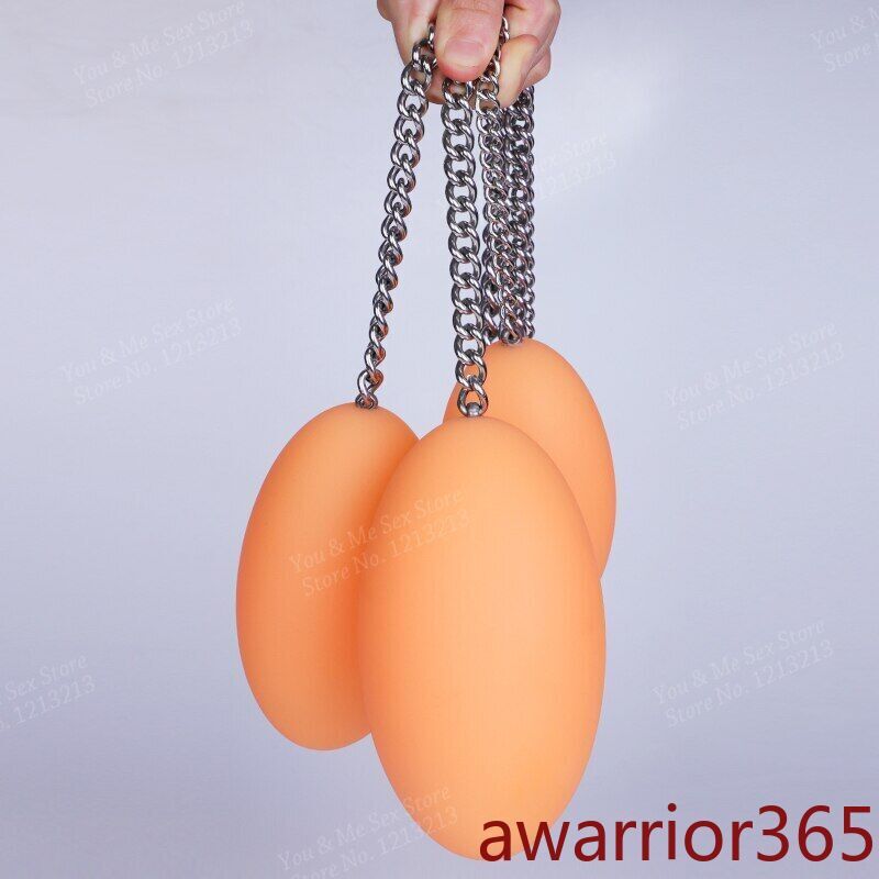 Huge Stainless Steel Chain Pull Spawning Luminous Silicone Ovipositor Dilator gallery