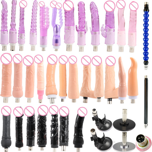 30 Kinds of Traditional Sex Machine Attachment 3XLR Accessories Suction Machine