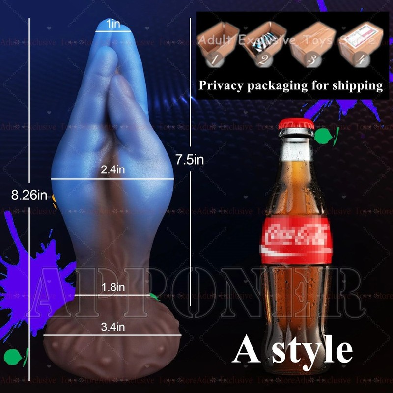 NEW Arms Fisting Anal Dildo Silicone Huge Anal Plug for Women Buttplug Sex Toys gallery