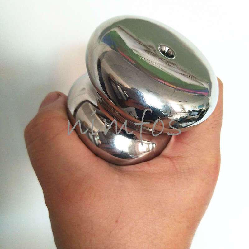 Anal Plug Stainless Steel Solid Trainer Butt Dildo Plug Anus Dilator Sex Toys gallery