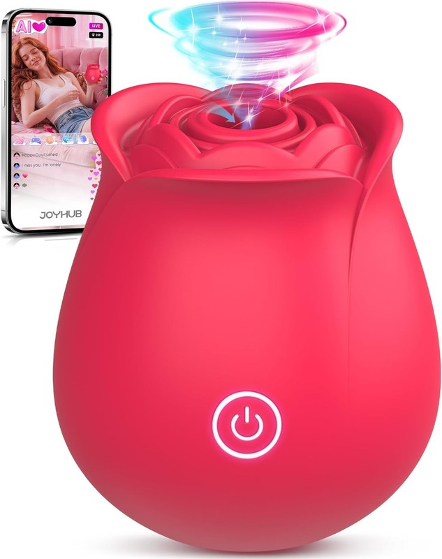 Vibrator Rose Sex Toy for Women 9 Sucking Vibrating Modes SEALED DISCREET