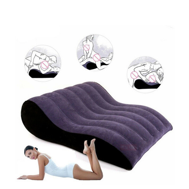 Sex Pillow Aid Inflatable Love Position Cushion S-Type Furniture Couple Sex Toys