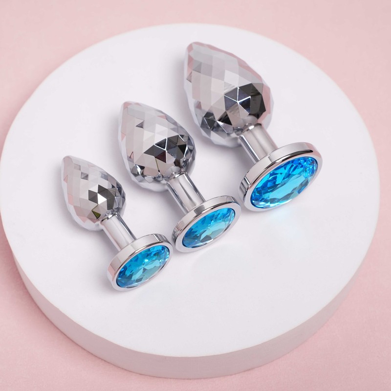 Metal Steel Anal Butt Plug Probe Wand Beginner Trainer Dildo Sex Toys for Women