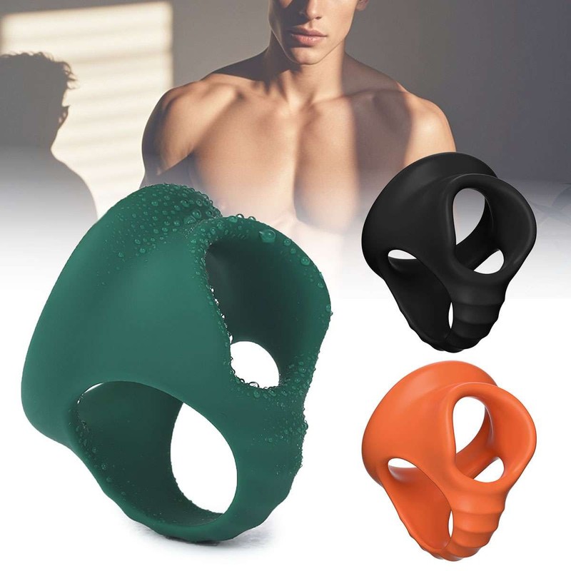 Penis Male Cock Ring Sling Cage Sleeve Ball Stretcher Enhancer Sex Toy For Men gallery
