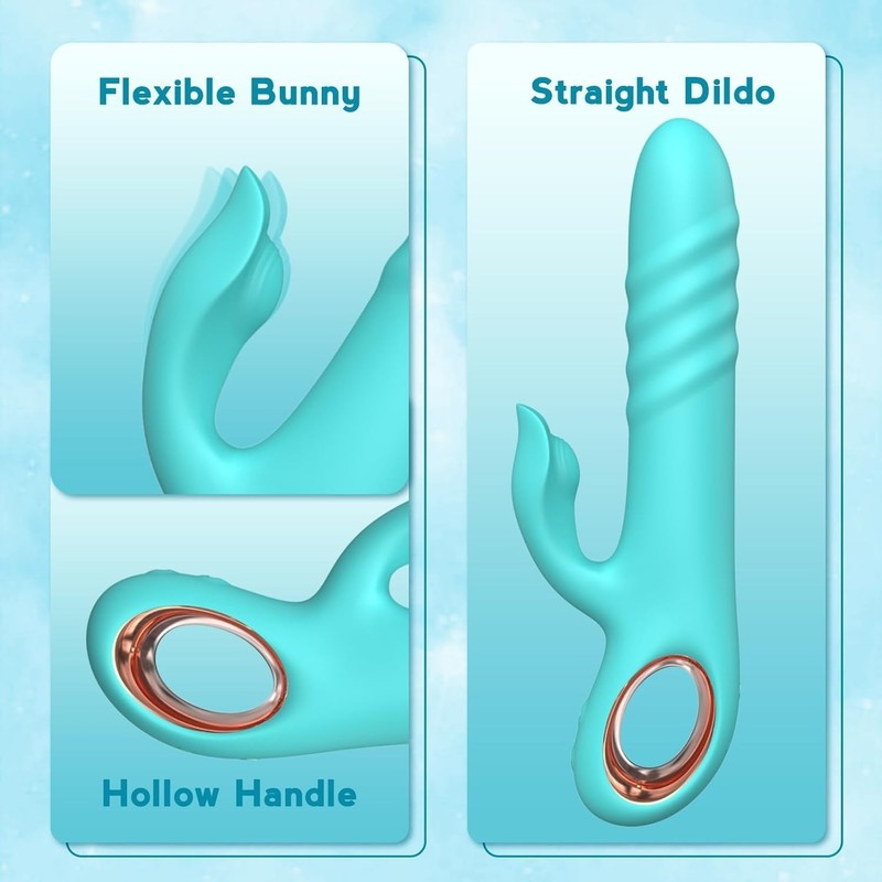 USB Rechargeable Dual Function Vibrator with Soft Silicone for Sensitive Areas gallery