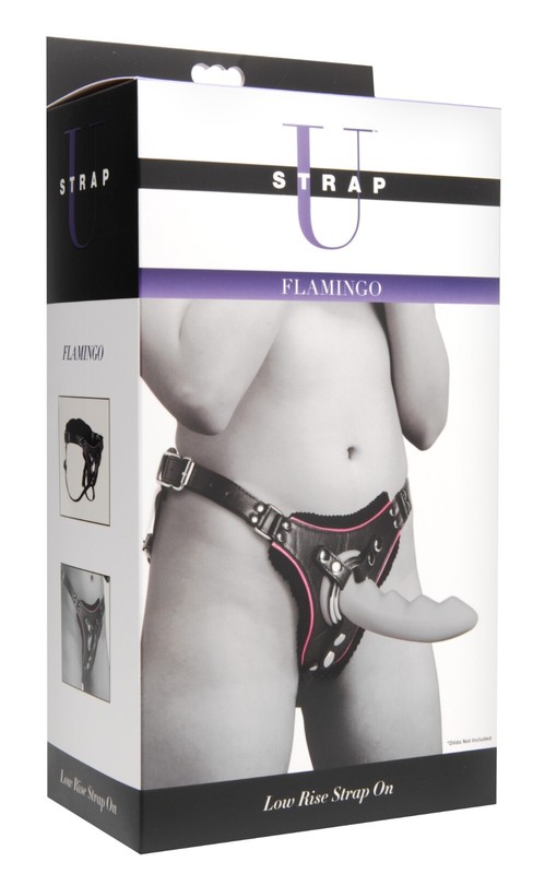 Strap U Flamingo Low Rise Strap-On Harness Only – Black