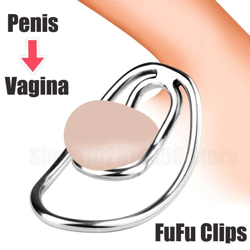 Stainless Steel CBT Ball Stretcher Stretchy Scrotum Bondage Cock Ring Sex Toys