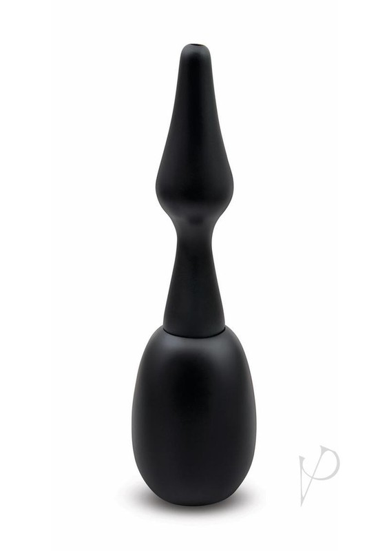 AquaClean 150ML One Way Valve Douche with Butt Plug Nozzle - Black gallery