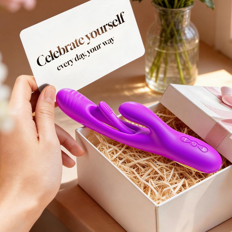 Vibrator Dildo Rabbit Sex Toys LOVENOTE G Spot Vibrator Massager for Women Cl... gallery