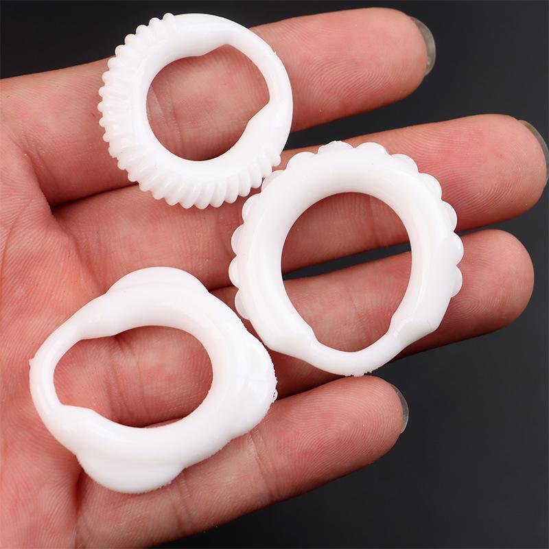 Male Penis Enlarger Sleeve Stretcher Enhancer Cock Ring Girth Extender Condom